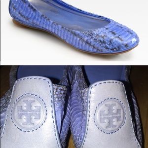 Tory Burch snakeskin flats!